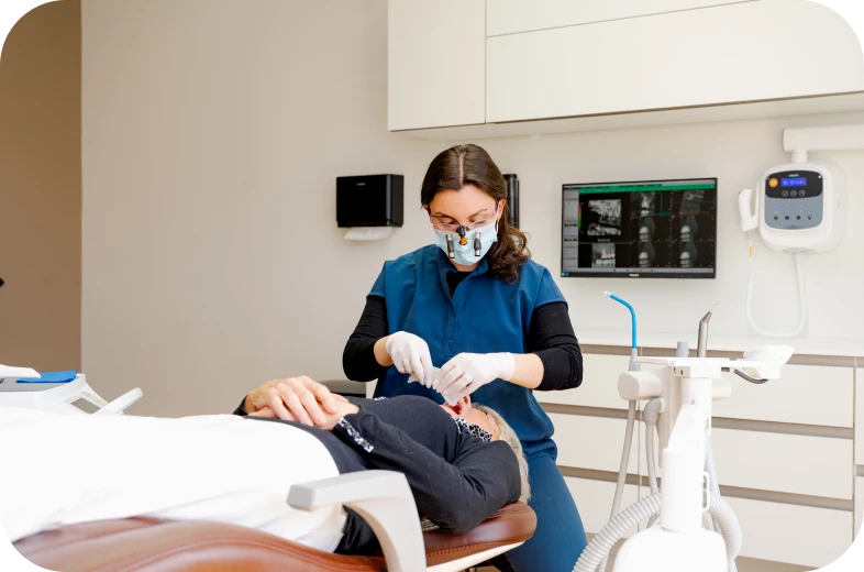 Retraitement endodontique réalisé au cabinet dentaire du Robec